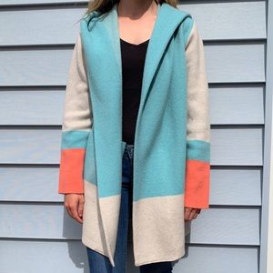 Anthropologie hooded wool cardigan